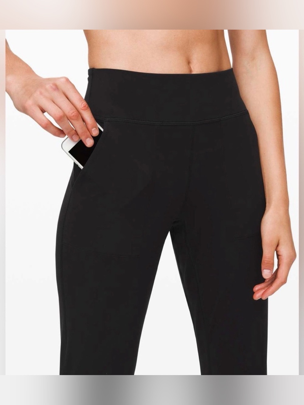Lululemon Align High Rise Joggers 28" Black Activewear Yoga Casual Workout Gym - Picture 5 of 15